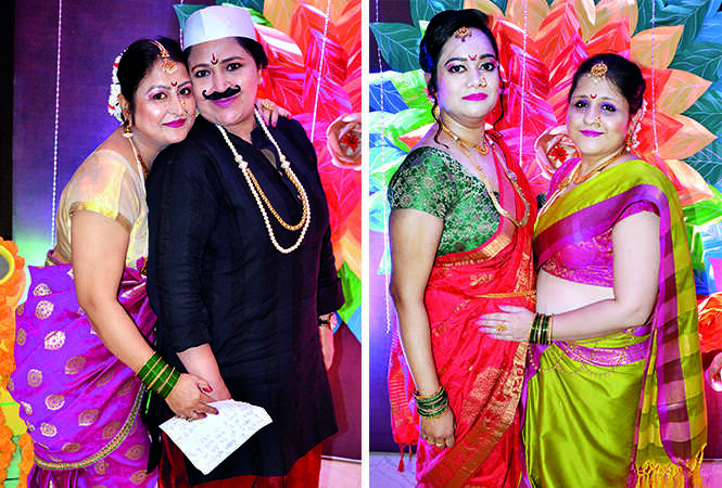 (L) Amanjeet and Neha Arora (R) Anshika and Nidhi (BCCL/ IB Singh)