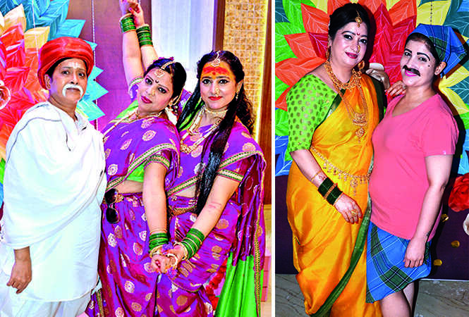 (L) Ruchu Arora, Ratna Kaushik and Rekha (R) Vaishali and Nidhi (BCCL/ IB Singh)