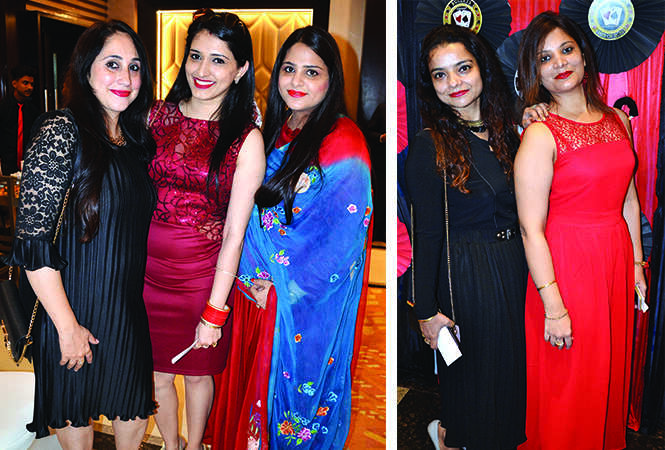 (L) Micky Khanuja, Rashmeeta Kaur and Rashi Bhatia (R) Preeti Arora and Anupreet Arora (BCCL/ IB Singh)
