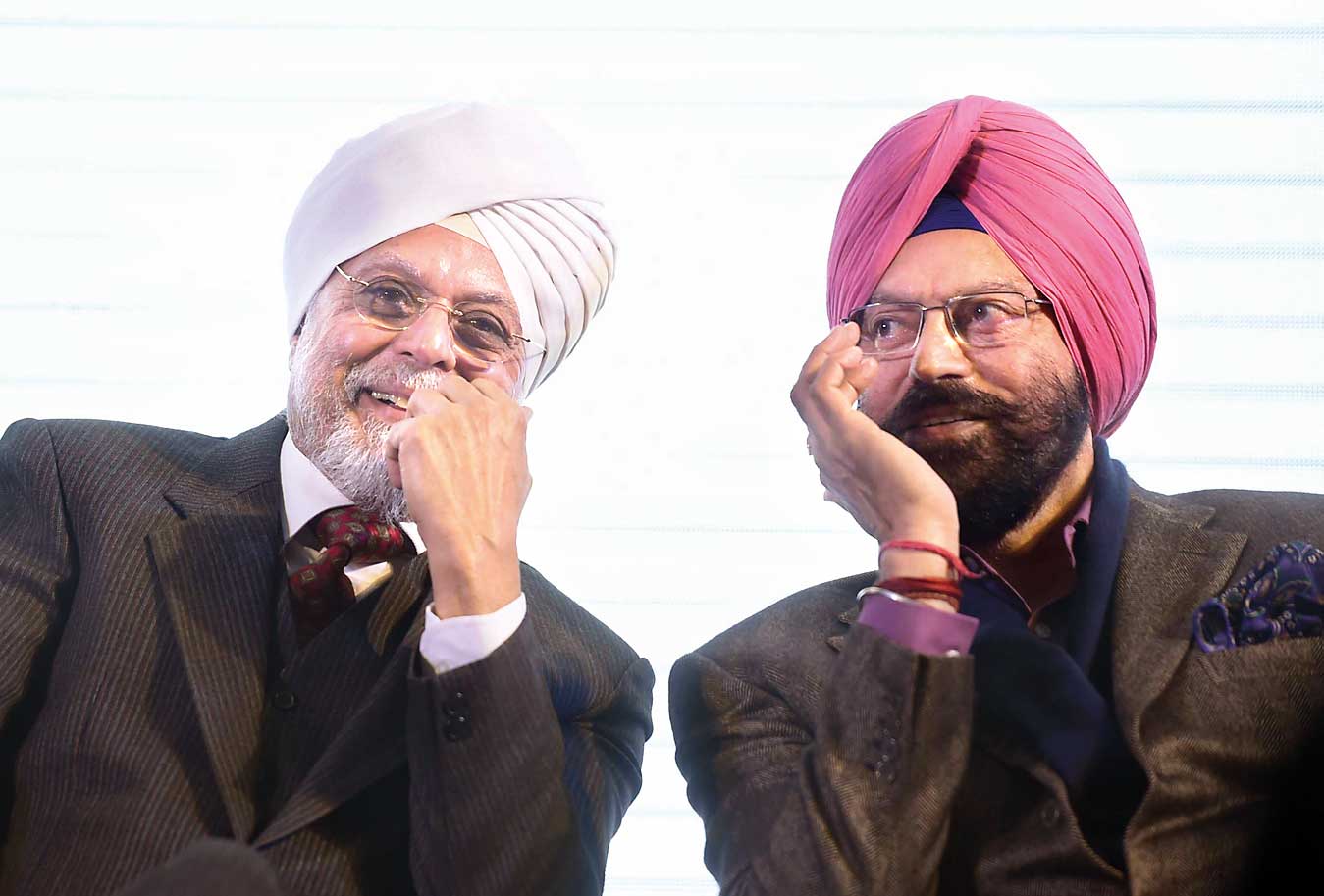 Former Chief Justice Jagdish Singh Khehar and Rana Gurmit Singh Sodhi