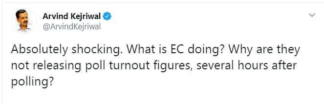 kejriwal's tweet
