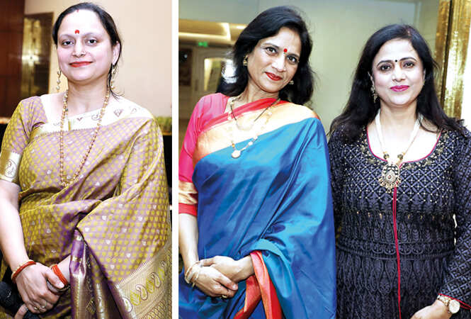 (L) Dr Anita Singh (R) Tripti Bansal and Seema Singh (BCCL/ Aditya Yadav)
