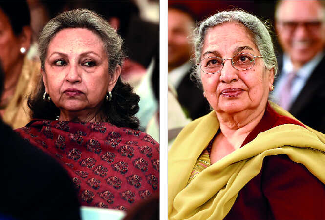 Sharmila Tagore and Gursharan Kaur