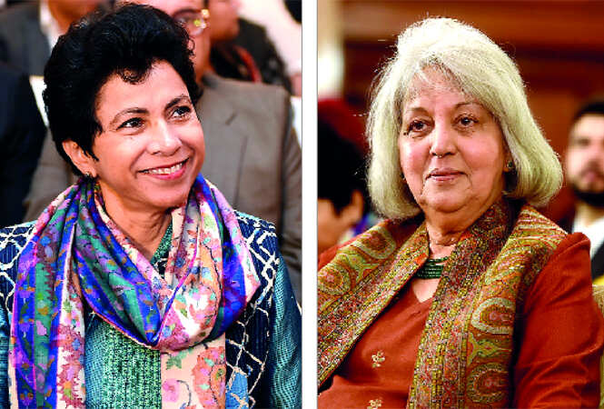 Kumari Selja and Isher Judge Ahluwalia