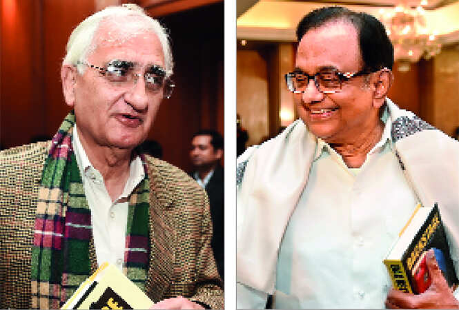 Salman Khurshid and P Chidambaram