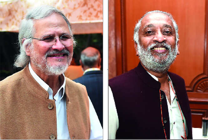 Najeeb Jung and Dilip Cherian