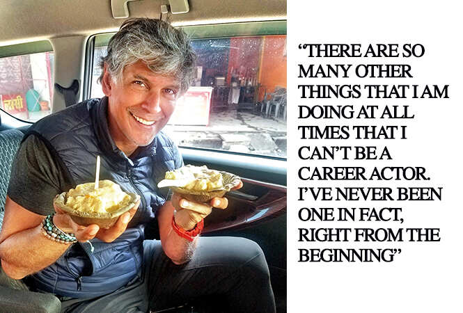 Milind enjoyed having makkhan malai while in the city (BCCL)