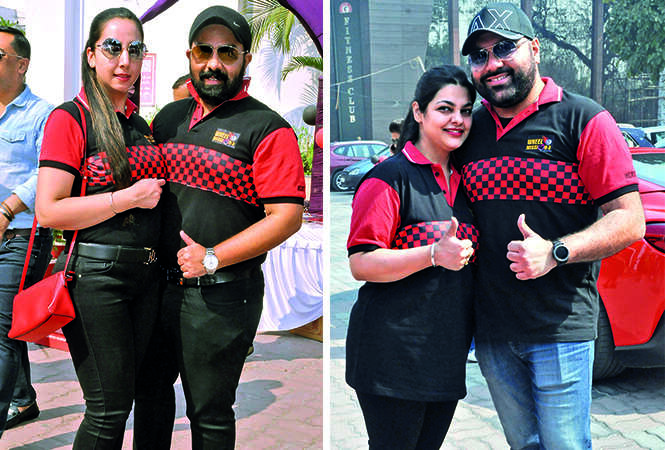 (L) Ravneet Kaur and Harpreet Singh (R) Richa and Jagveer Saluja (BCCL/ AS Rathor)