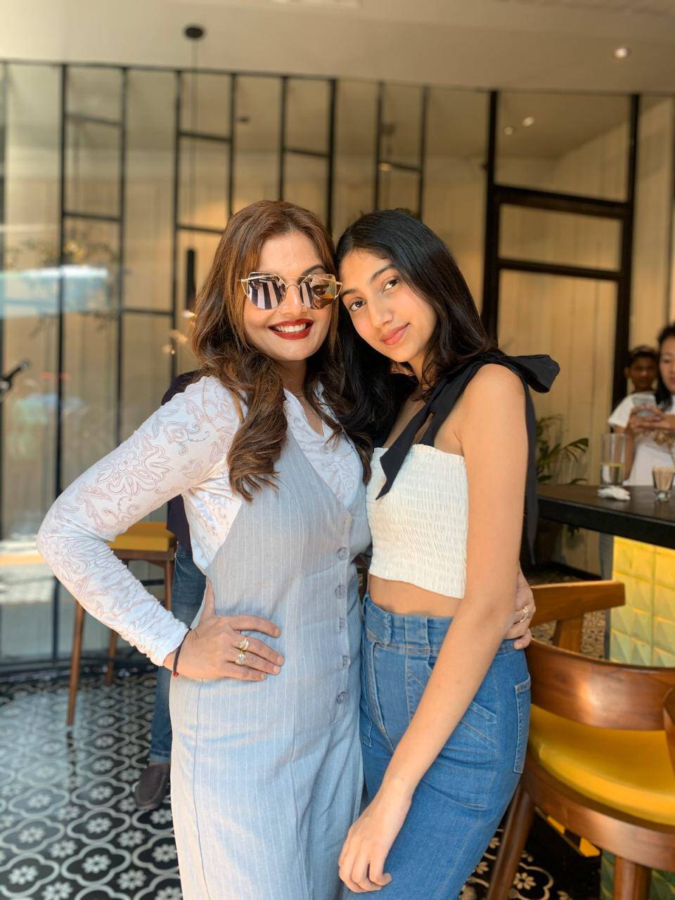 Deepshika with her daughter, Vedhika
