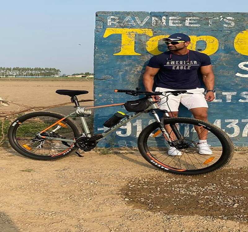 Cheema enjoying natural surroundings