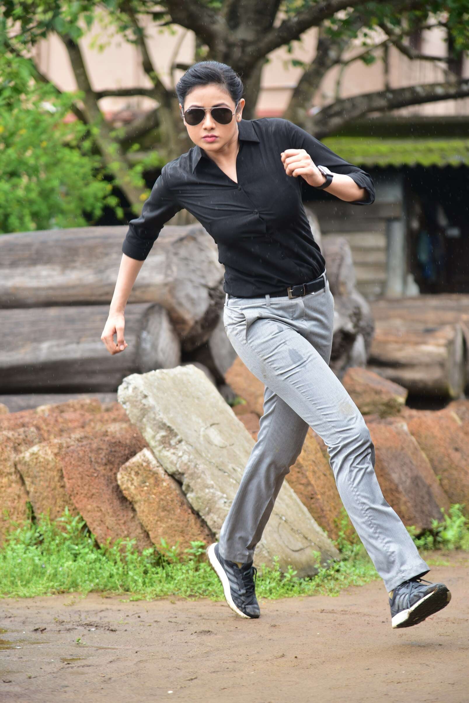 Archita Sahu in Durgatinasini as IPS officer - Copy