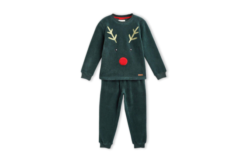 Cherry Crumble California Boy's Christmas Nightsuit