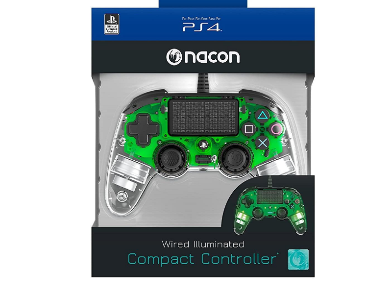 Nacon Wired Illuminated Compact Controller for PS4