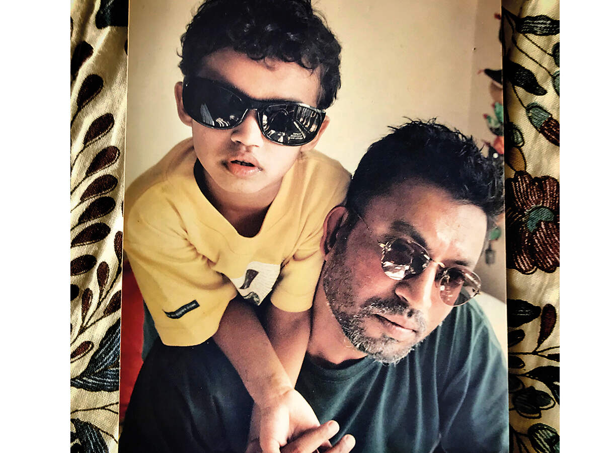Babil and Irrfan Khan