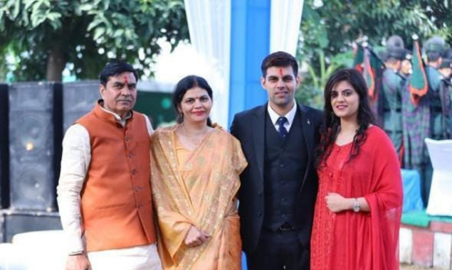 Abhinav Choudhary and his family
