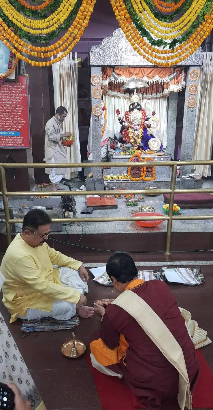 ceremonies being performed at the Kali Kari on Tuesday .