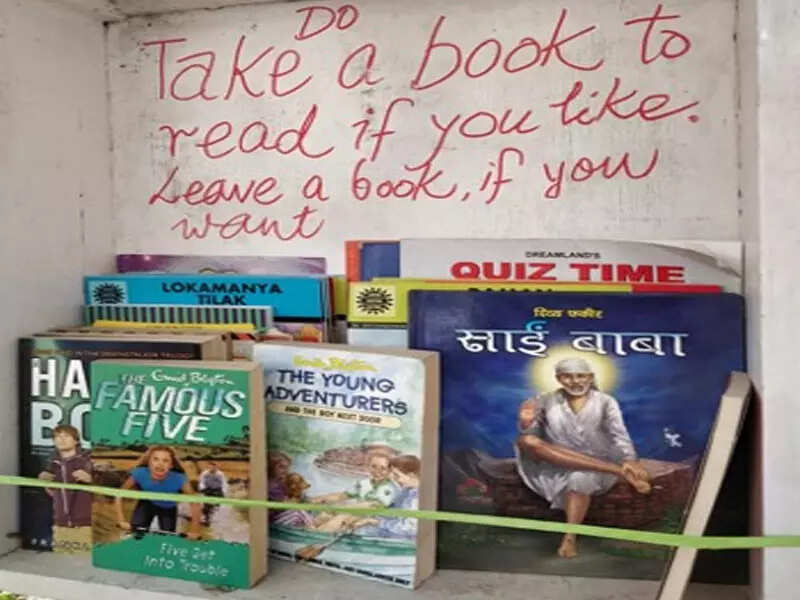 Street Side Library Setup How a Gurugram colony set up open street side libraries to bring ...