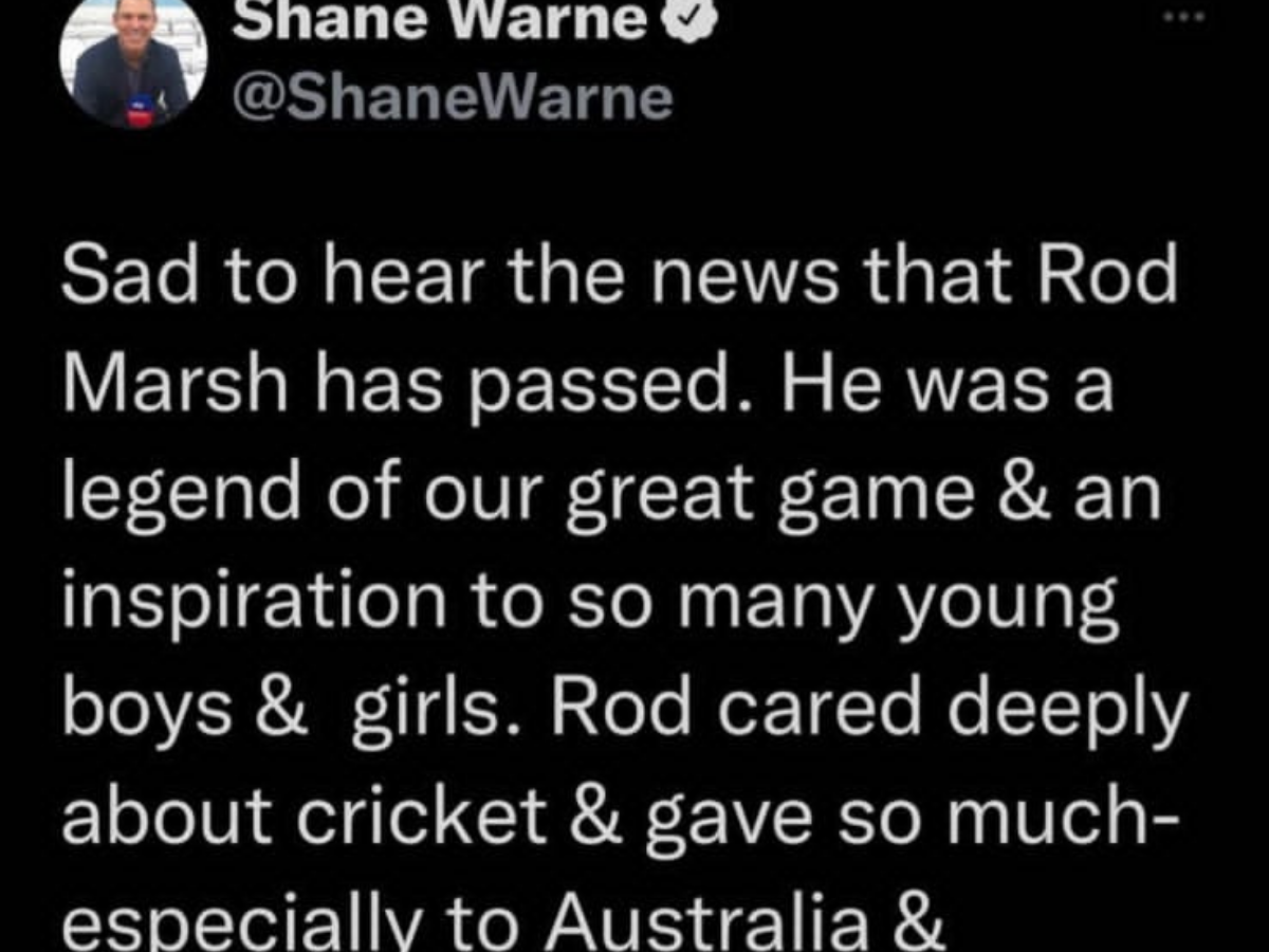 Shane Warne Last Tweet, Insta Story, Social media post