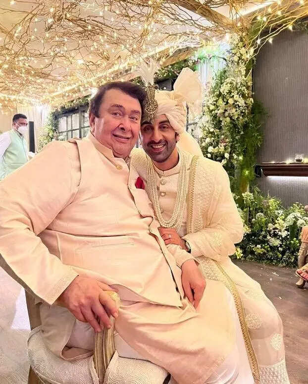 Randhir Kapoor with Ranbir