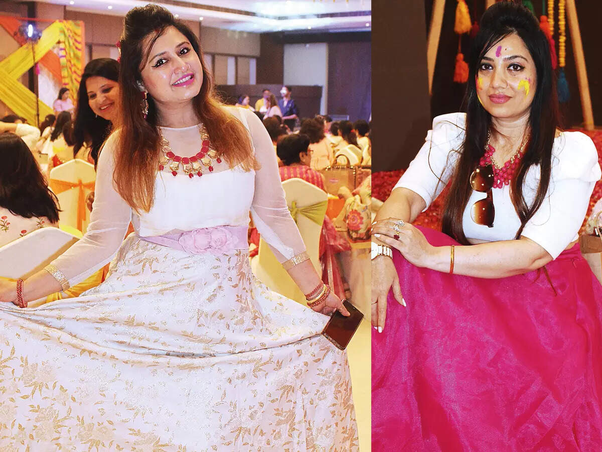 (L) Anamika (R) Monalisa