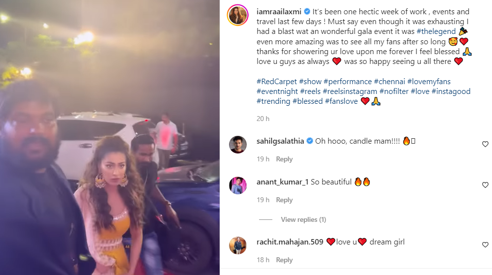 Raai Laxmi - Insta