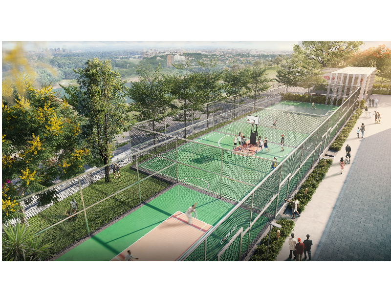 Box-cricket_half-basketball_multipurpose-court