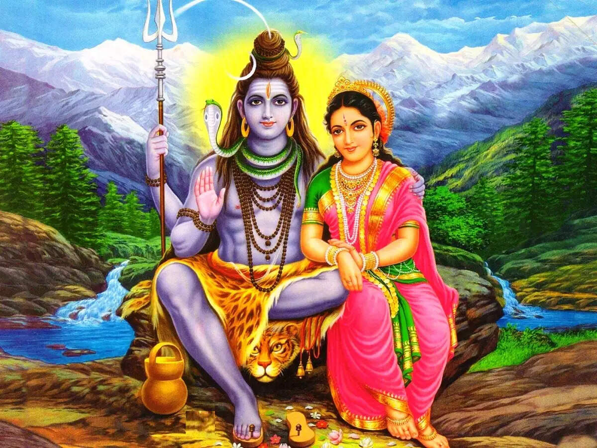 Lord Shiva and Goddess Parvati