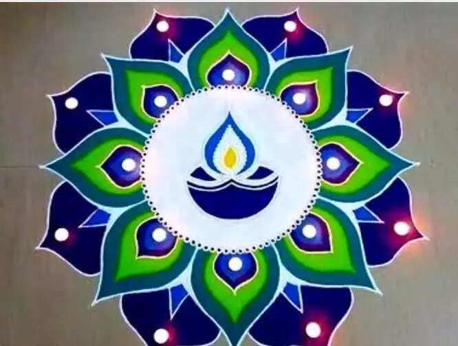 Rangoli Design: 8