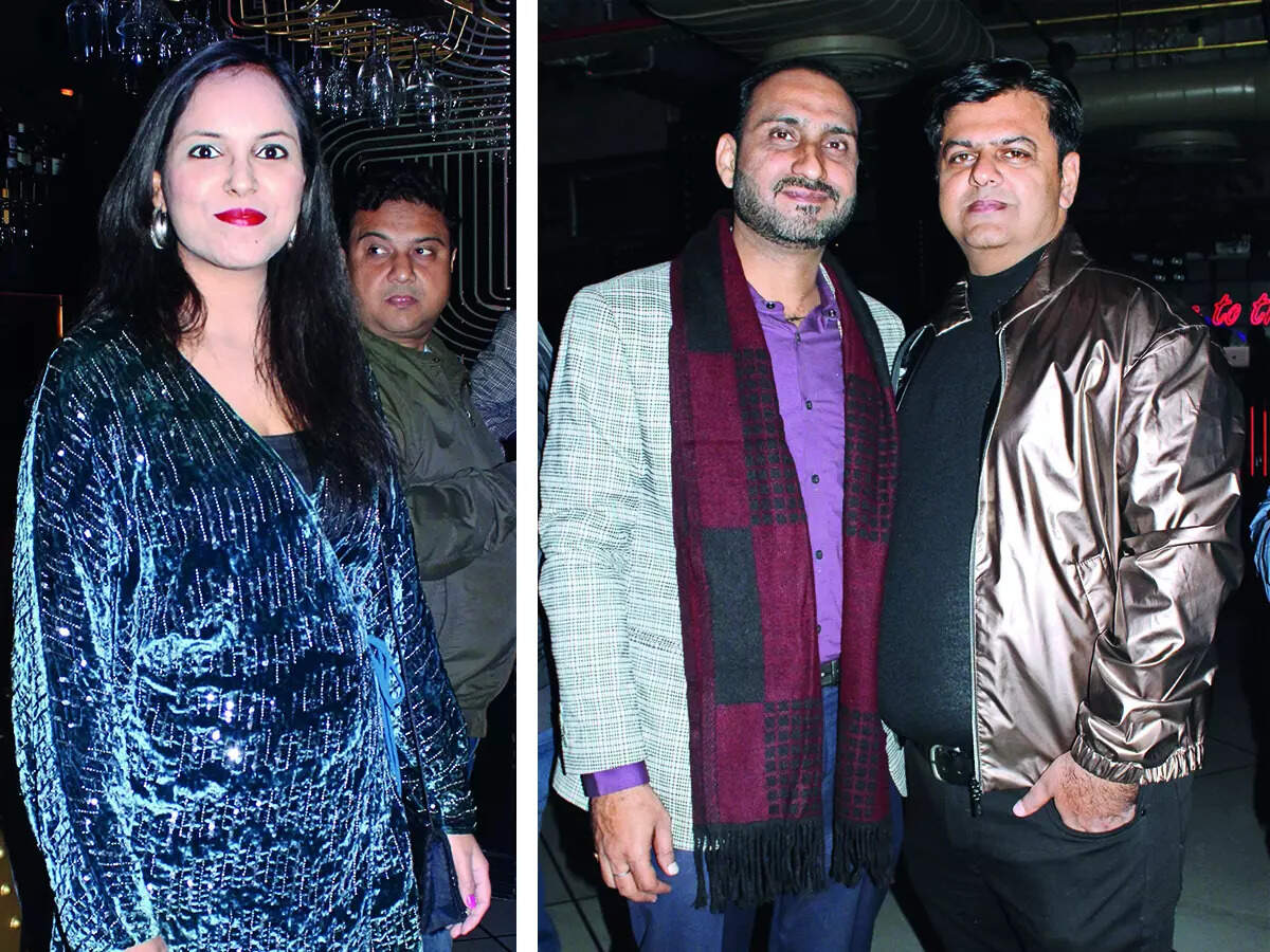 (L) Anuja (R) Anurag and Ritesh