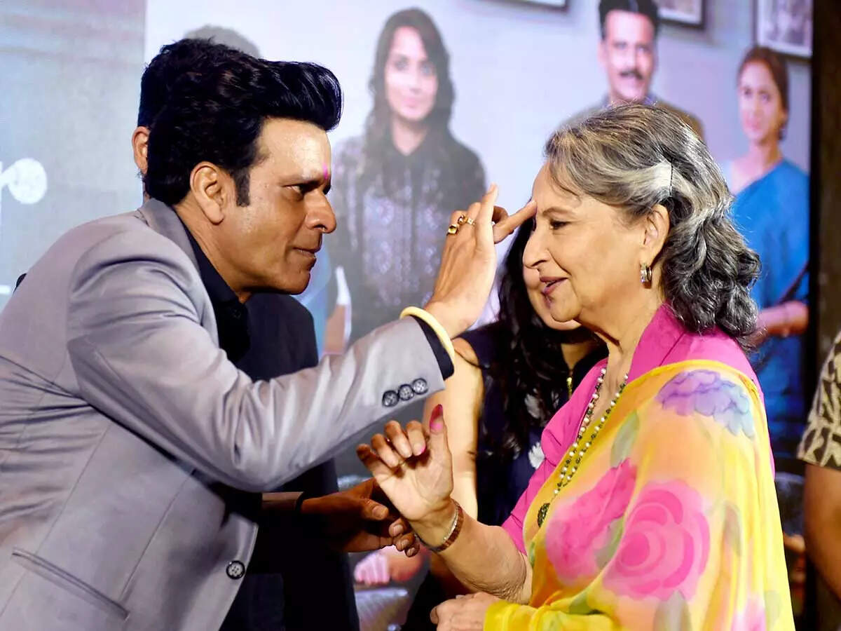 Manoj Bajpayee and Sharmila Tagore