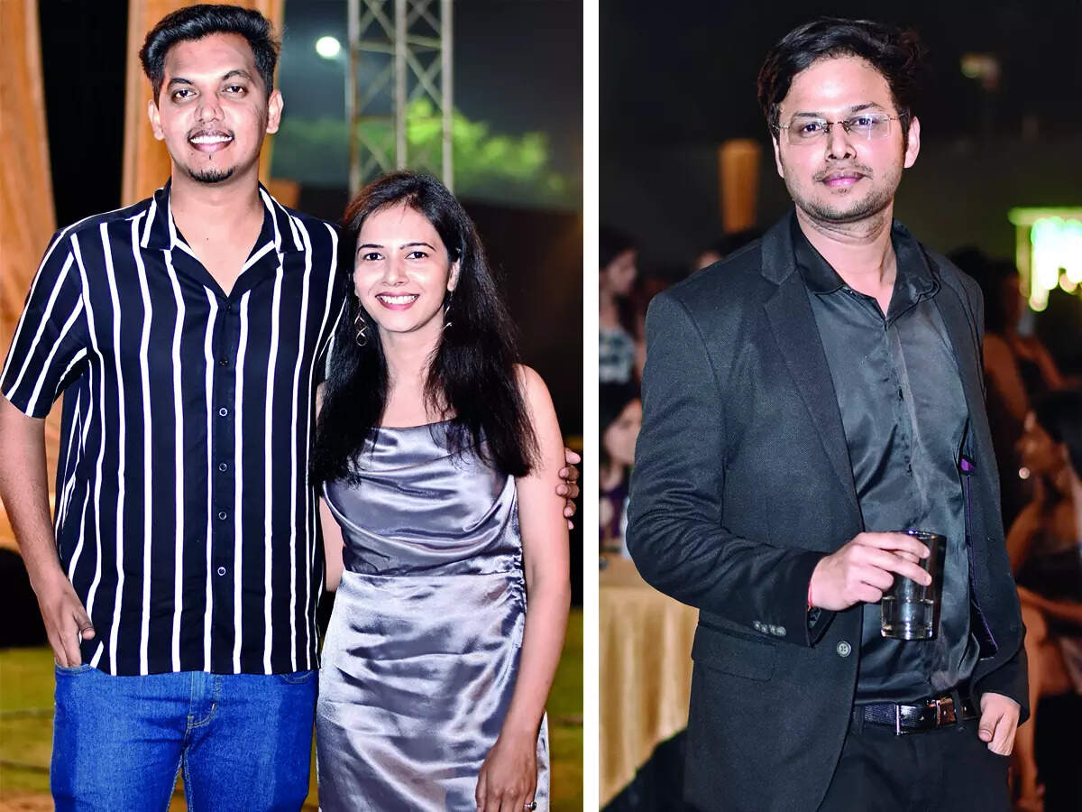 (L) Bilal Ahmed and Monika Chaurasiya (R) Anurag Jaiswal