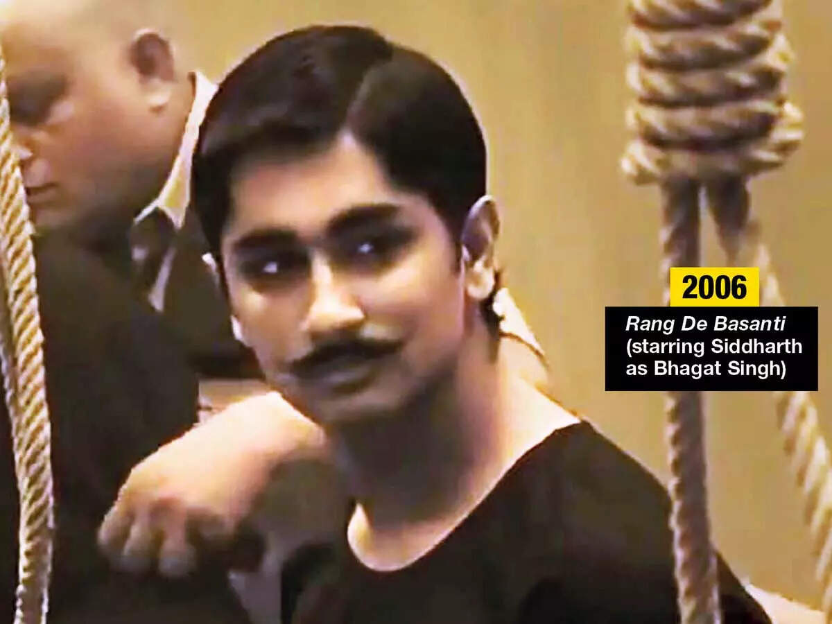 Siddharth as Bhagat Singh in Rang De Basanti