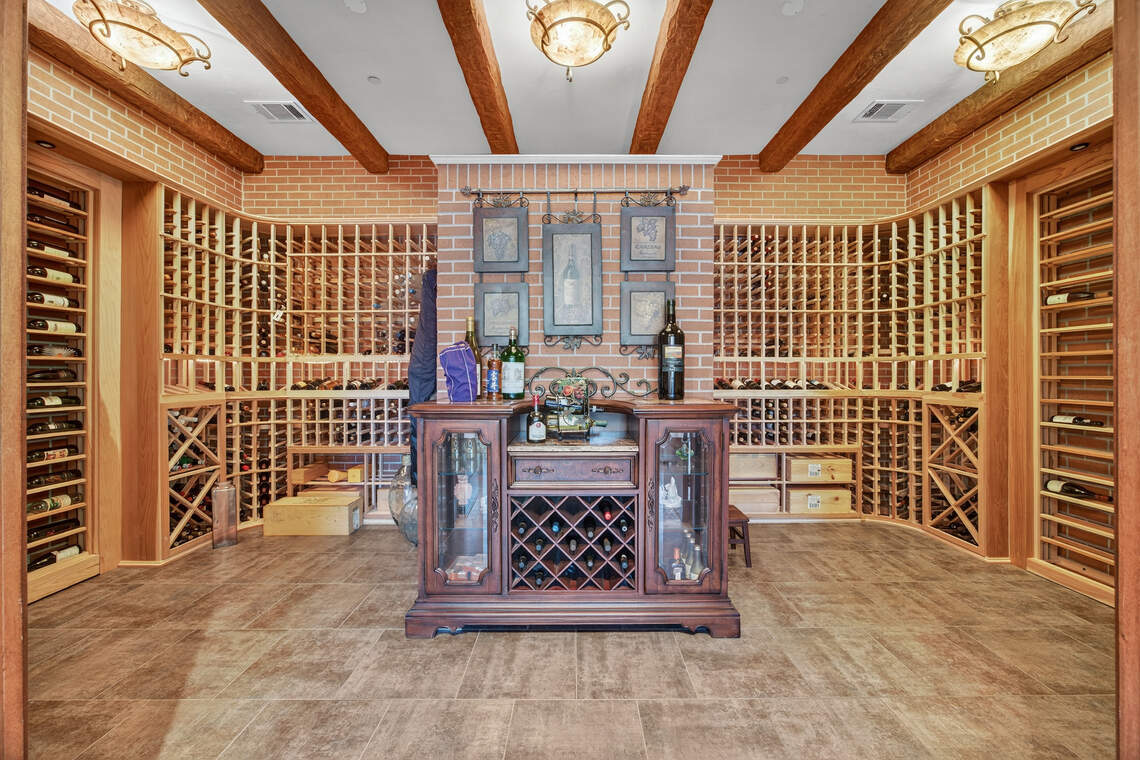 The wine cellar
