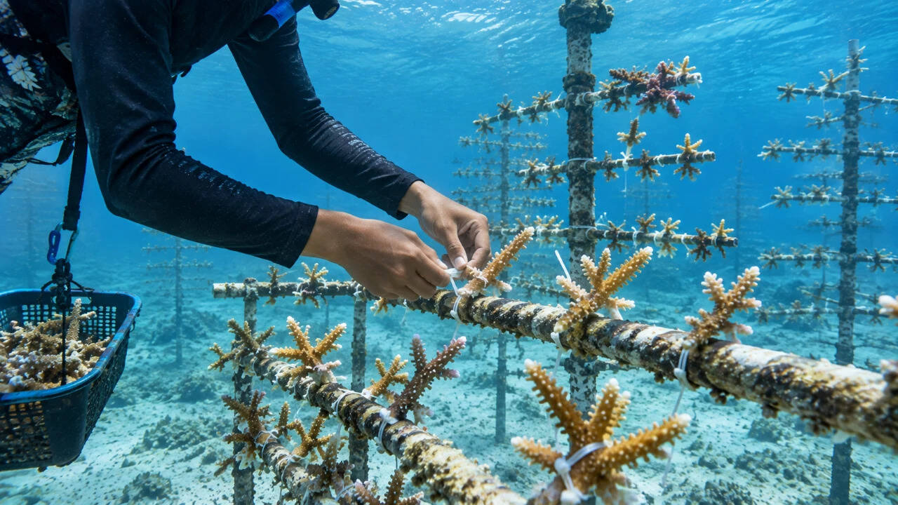 In 2017, a 16-year-old Polynesian surfer began hanging broken coral in underwater nurseries; his team later planted more than 221,000 corals across three countries | World News - The Times of India