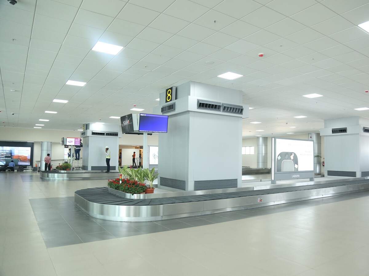 Hyderabad airport Interim domestic arrivals terminal opened at