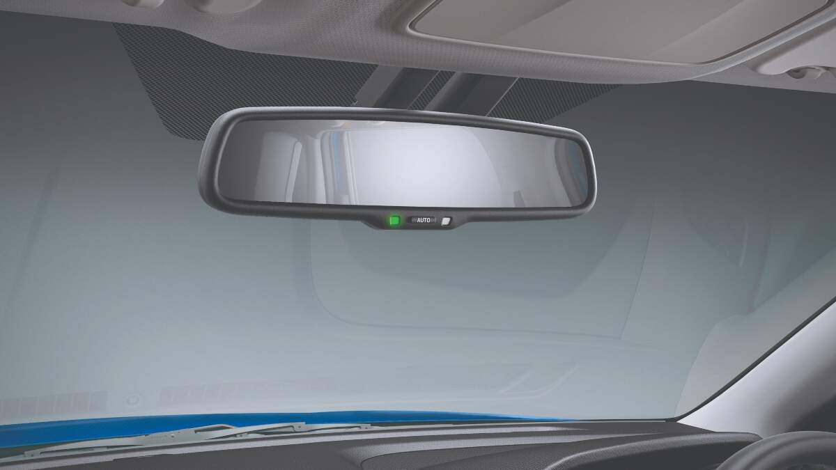 electrochromic rear view mirror toyota