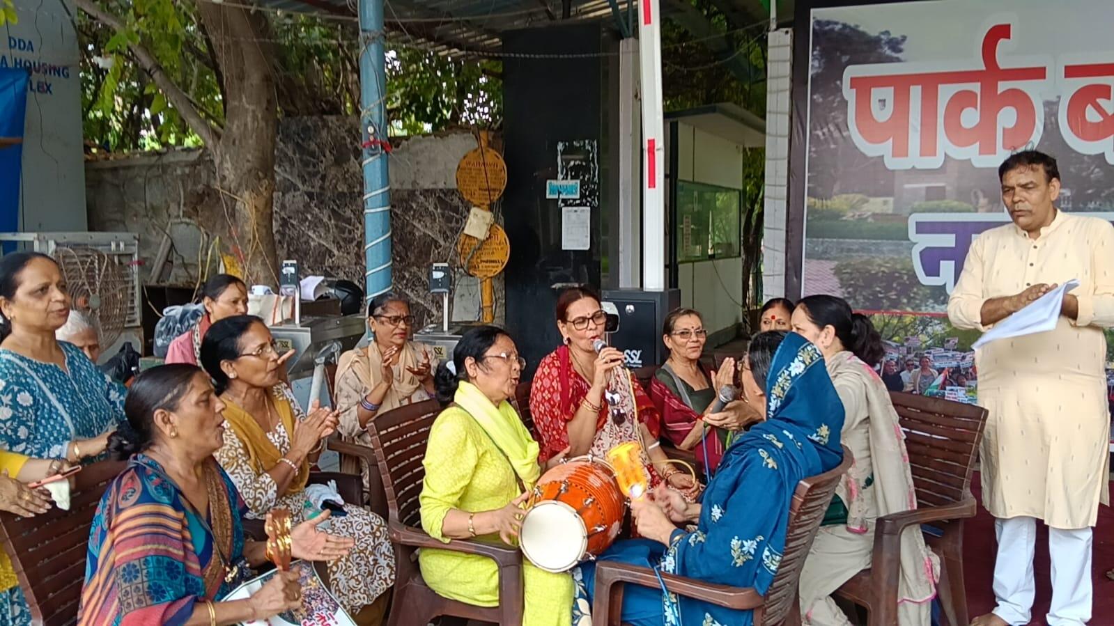 Women and children, too raised voice