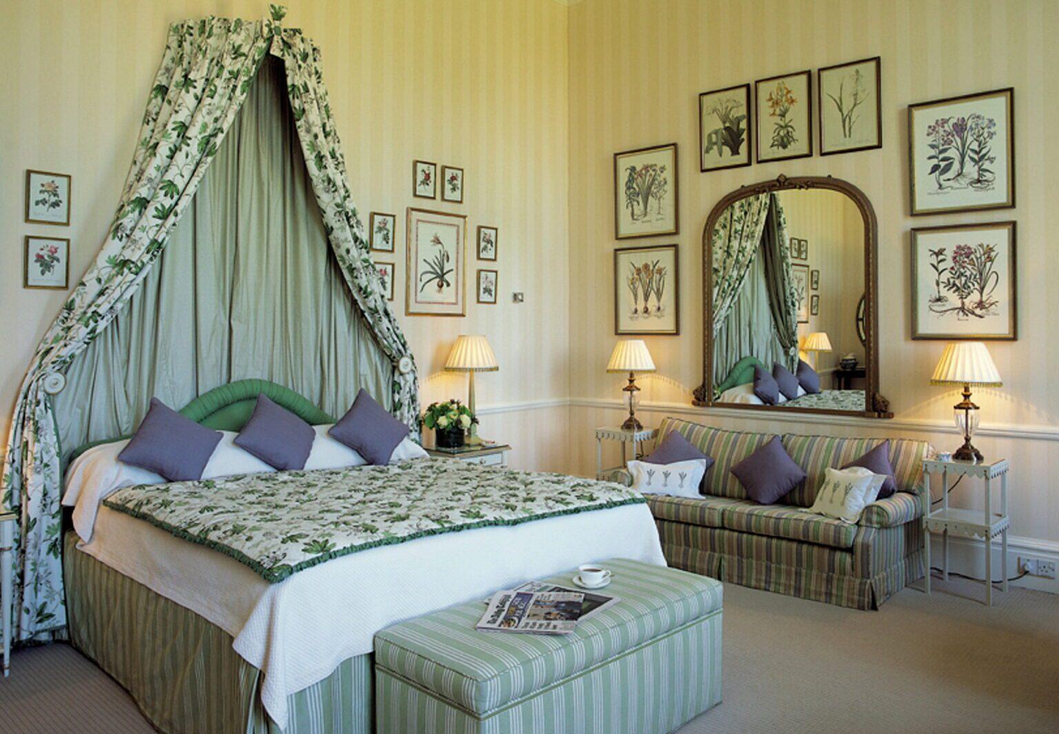 Spread across 54 acres, historic Stapleford Park features 48 bedrooms, a spa, tennis courts and an indoor swimming pool.