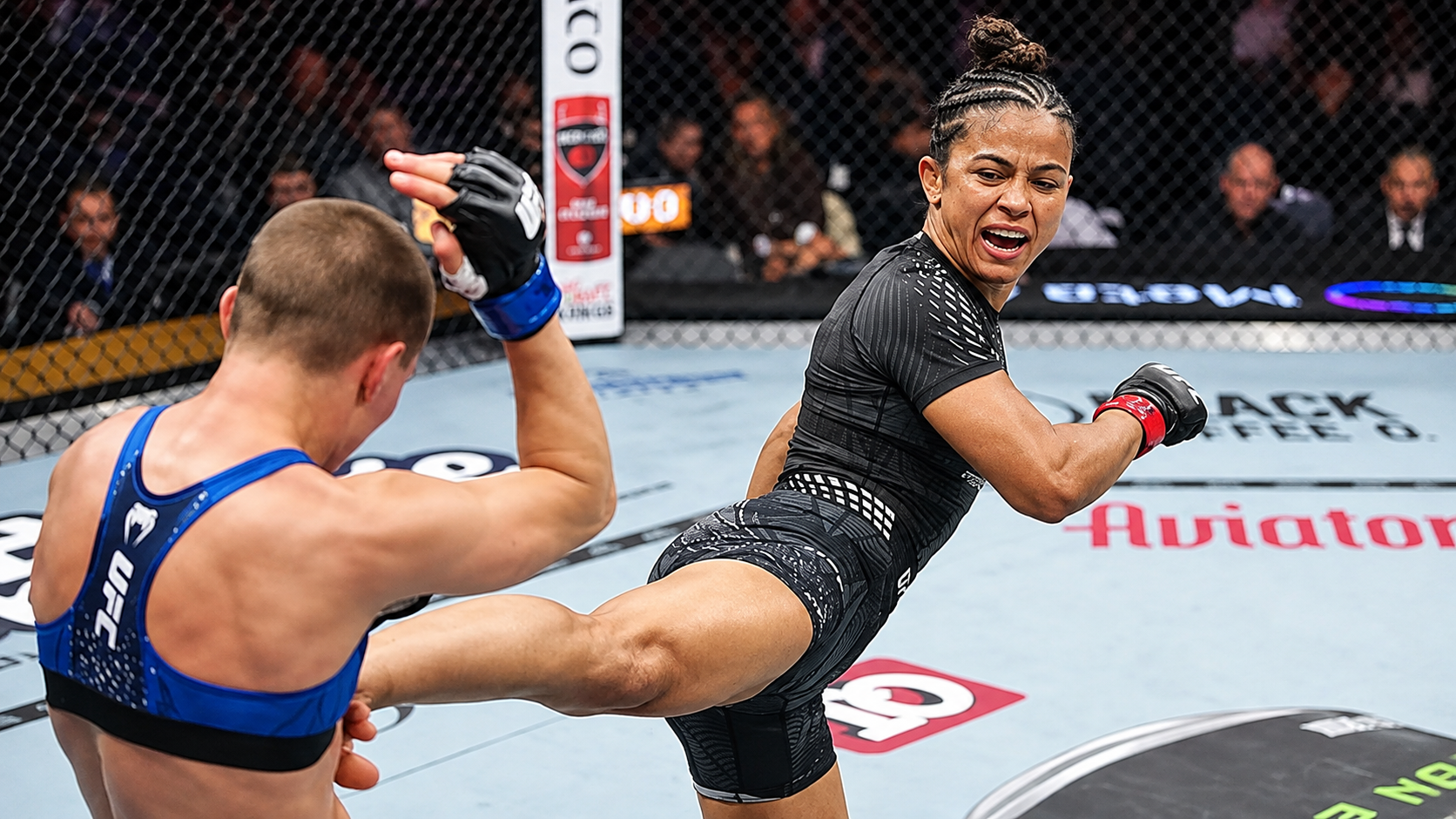 Natalia Silva in action