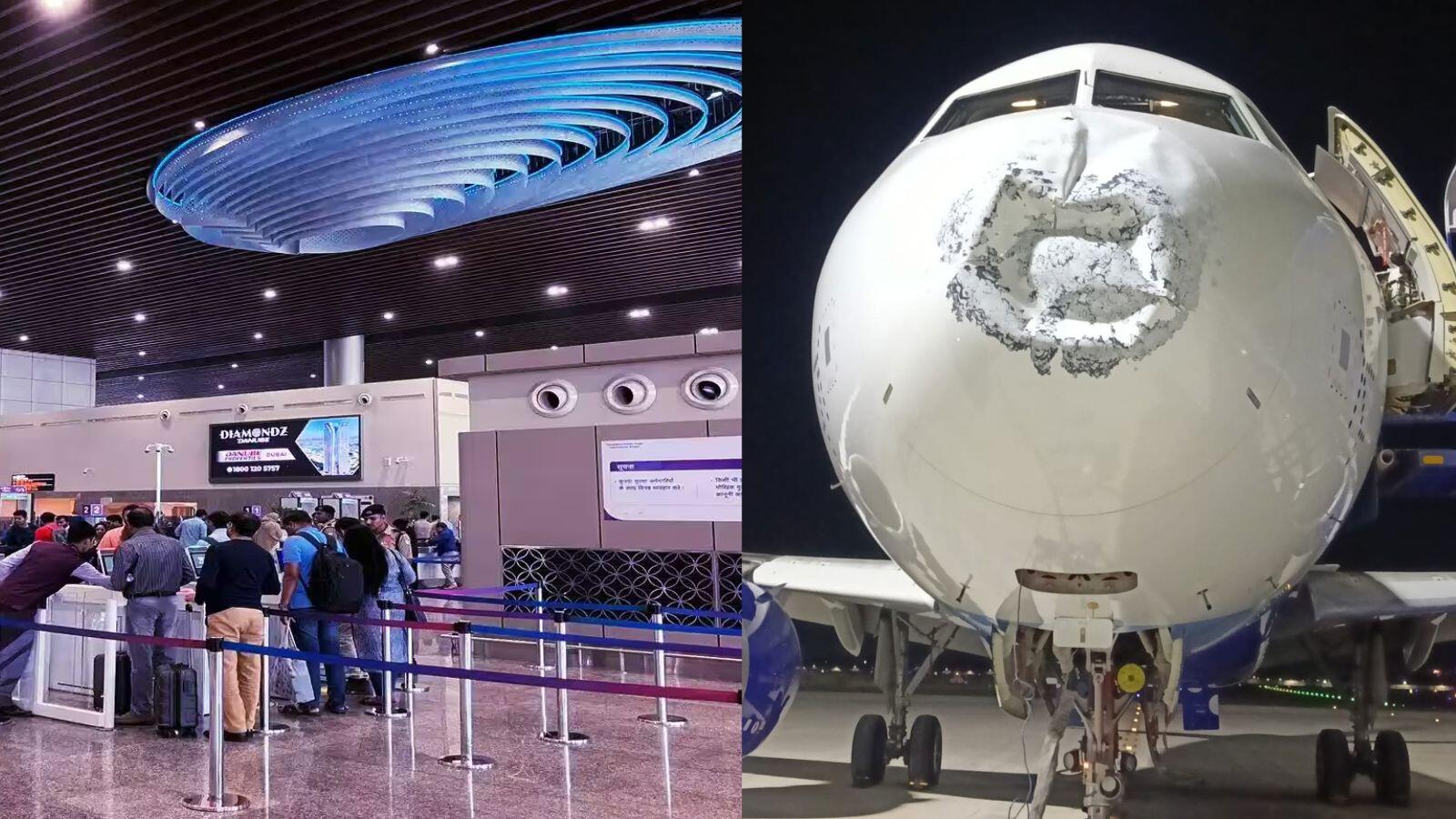 Lucknow IndiGo Flight Lightning Strike