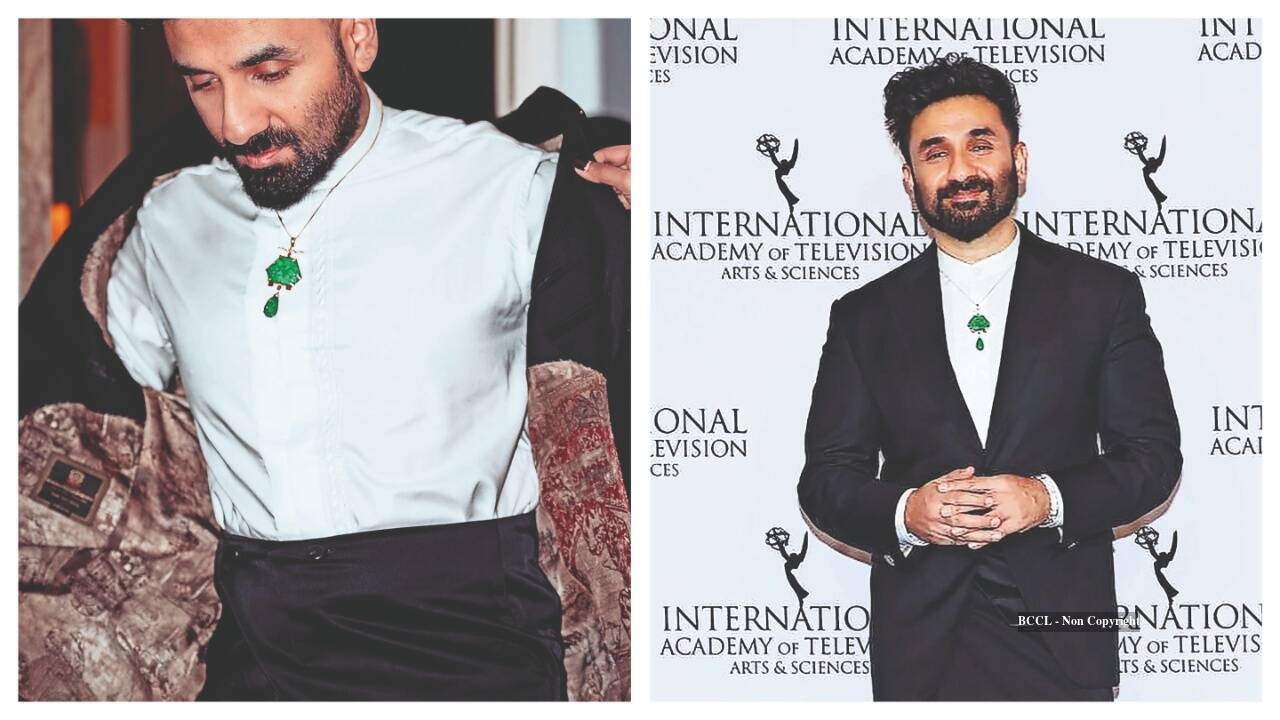 Shubhangi Bajpayee created design for Vir Das that he wore to the 52nd Emmy Awards in 2024