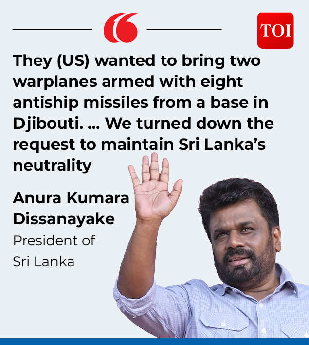 Sri Lankan President Anura Kumara Dissanayake to lawmakers on March 20