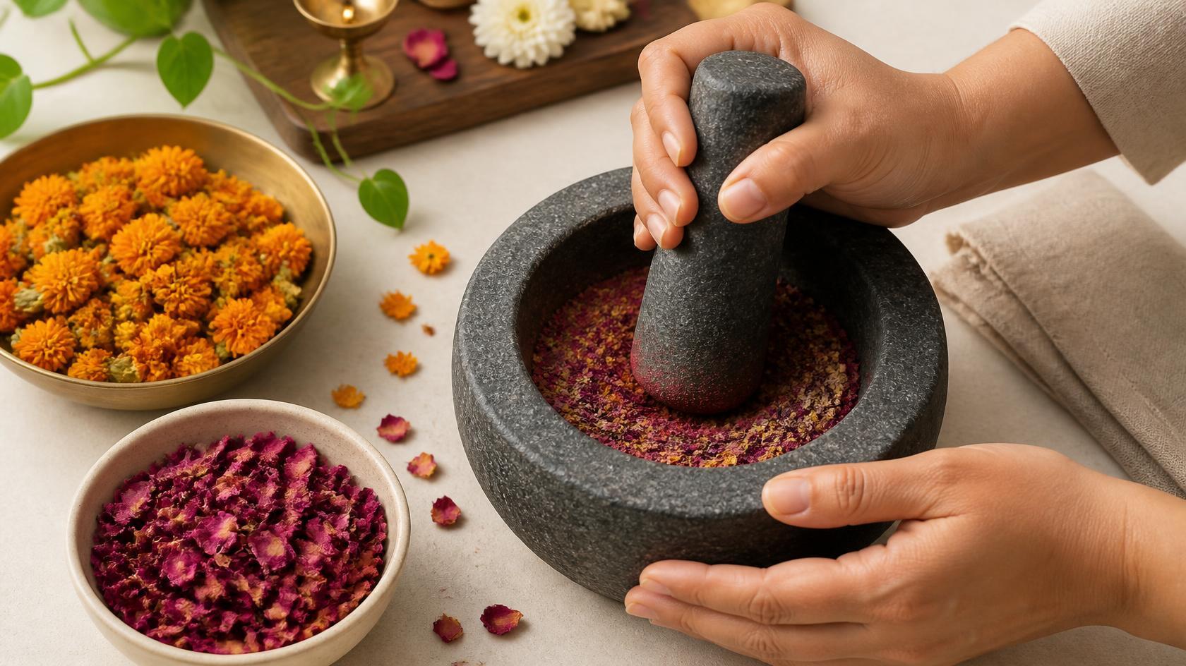 Don't throw away used pooja flowers; here's how to turn them into fragrant dhoop at home<br>