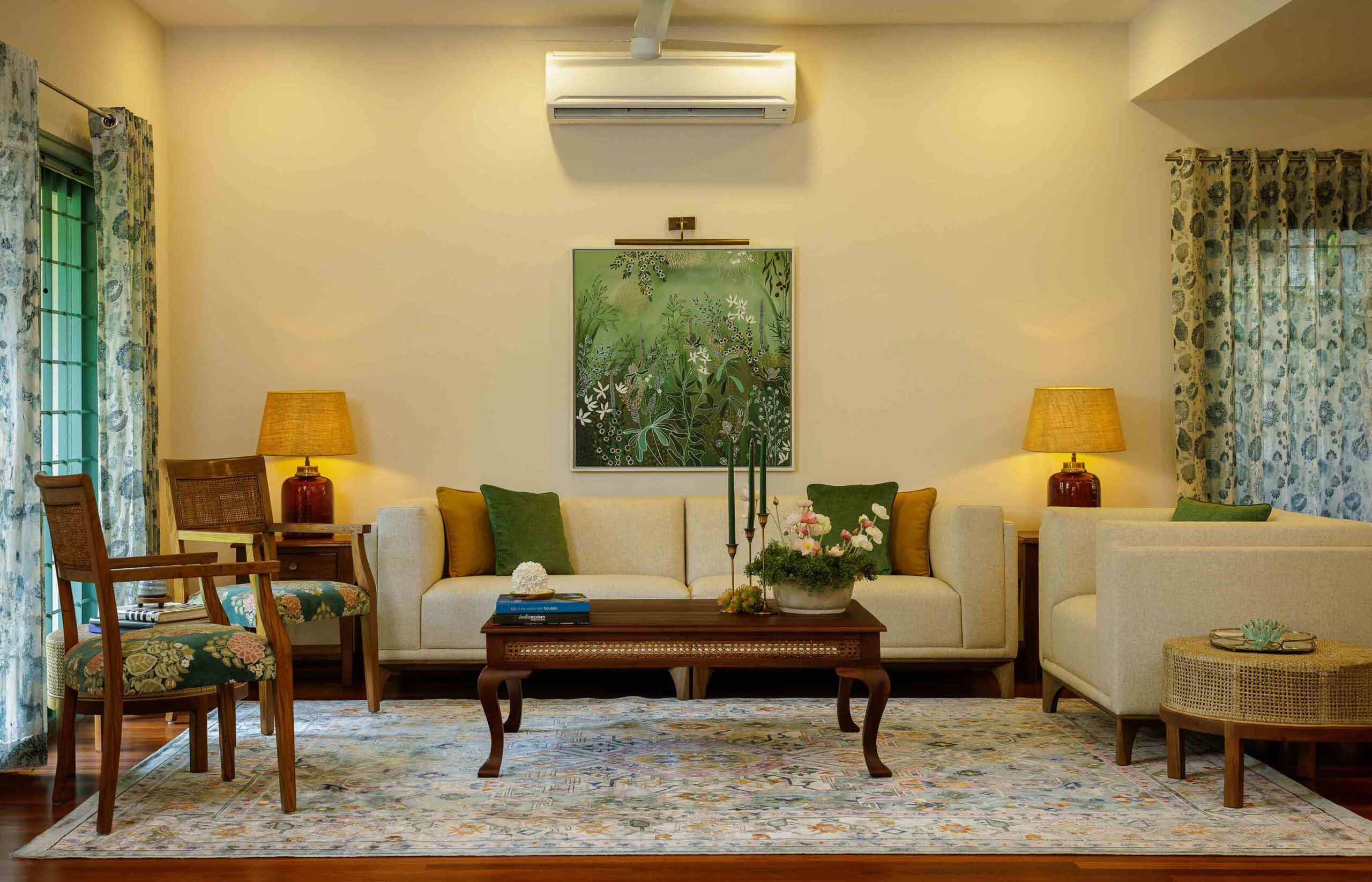 The living room