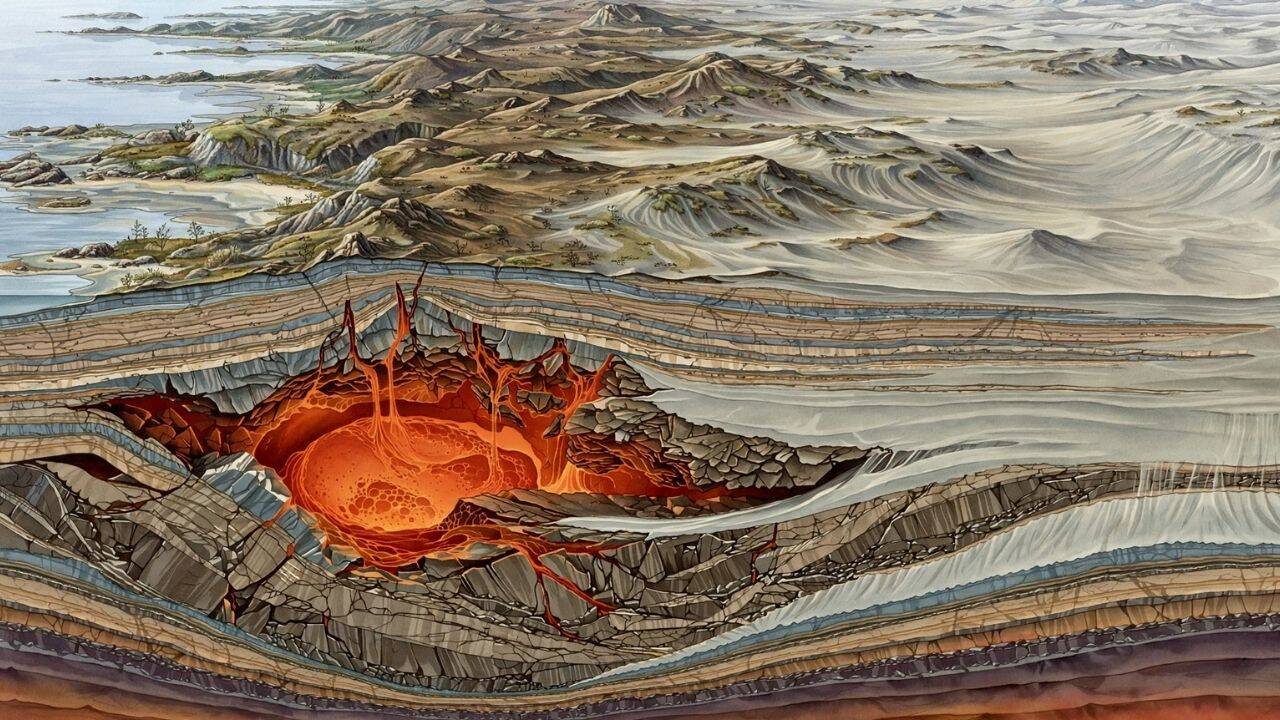 Ancient supervolcano beneath The Wash was once a vast volcanic complex