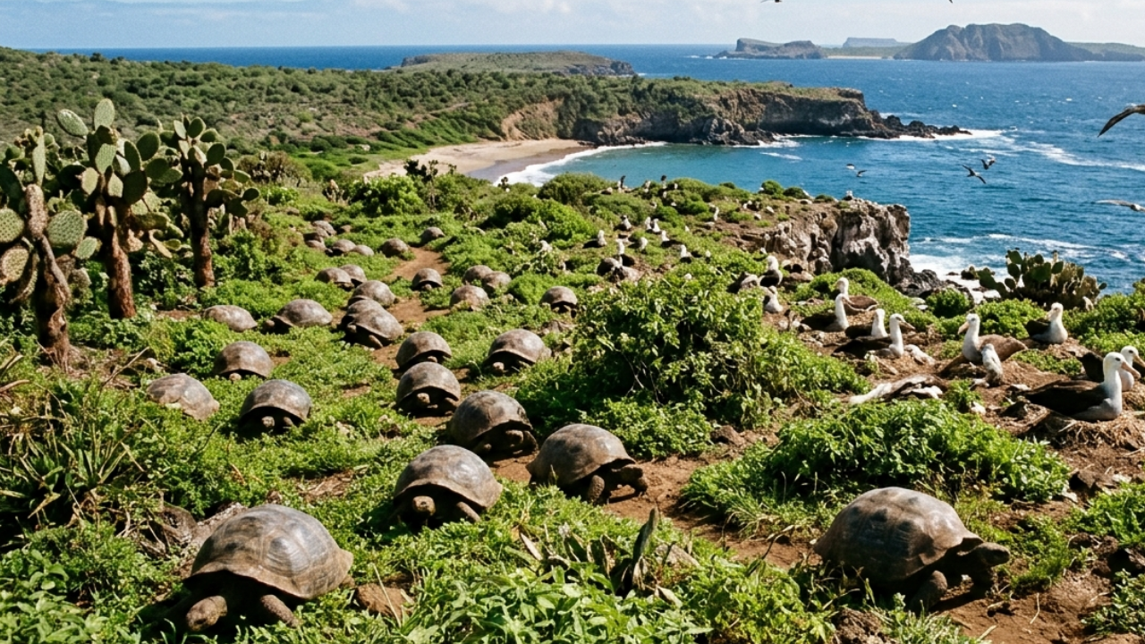 What happens when thousands of tortoises roam<br>