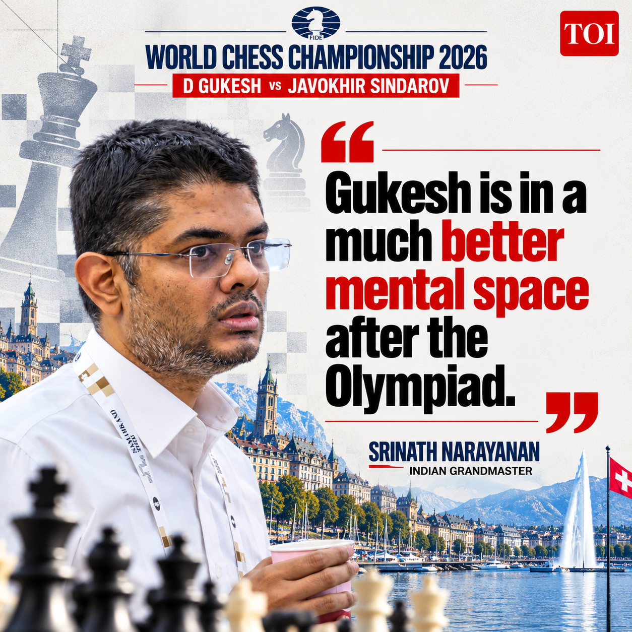S<strong>​</strong>rinath Narayanan on Chess and Gukesh