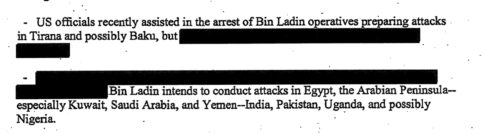 Declassified CIA file