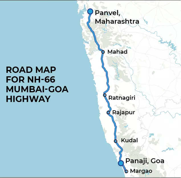 Mumbai To Mangalore Distance By Road How Long Before Mum-Goa Death Trap Becomes A Dream Ride? | India News -  Times Of India