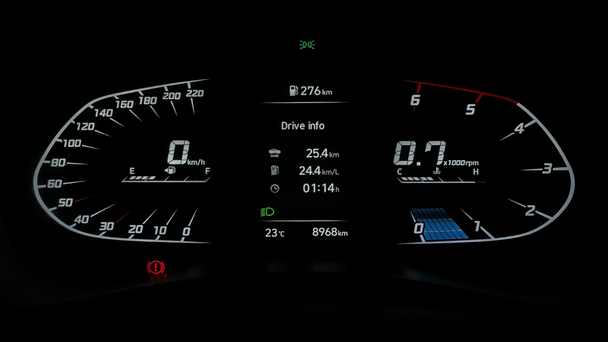 Early days: We started driving the Verna at 8,312 km